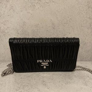Prada Nappa leather  wallet on chain